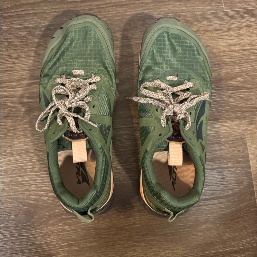 Altra Olive and Black Trail Shoes